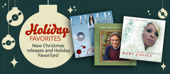 New Christmas releases and holiday favorites!