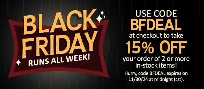 Use code BFDEAL today!