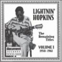 Lightnin' Hopkins - Vol. 1-1950-61-Remaining Title