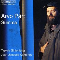 JEAN-JACQUES KANTOROW - Summa for String Orchestra