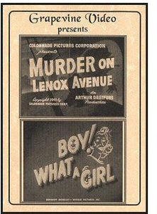 Murder on Lenox Avenue (1941) /  Boy! What a Girl!
