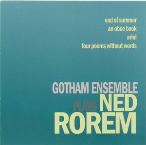 Gotham Ensemble Plays Ned Rorem