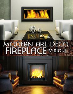 Modern Art Deco Fireplace Vision