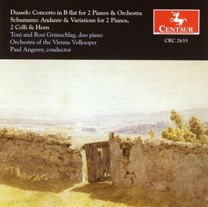 Concerto for 2 Pianos & Orch /  Andante & Variation