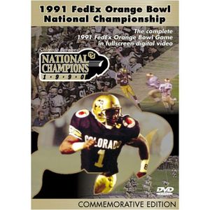 1991 Orange Bowl Championship Colorado Buffalos