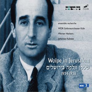 Wolpe in Jerusalem 1934-1938