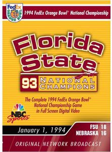 1994 Orange Bowl Championship Florida State