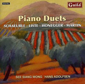 Piano Duets By List Honegger Schaeuble