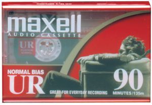 MAXELL 108510 UR-90 AUDIO CASSETTE 90 MIN SINGLE