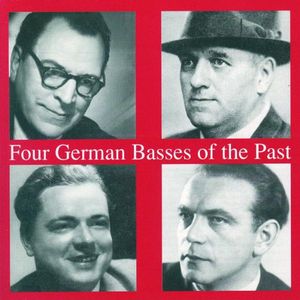 4 German Basses of Past /  Various