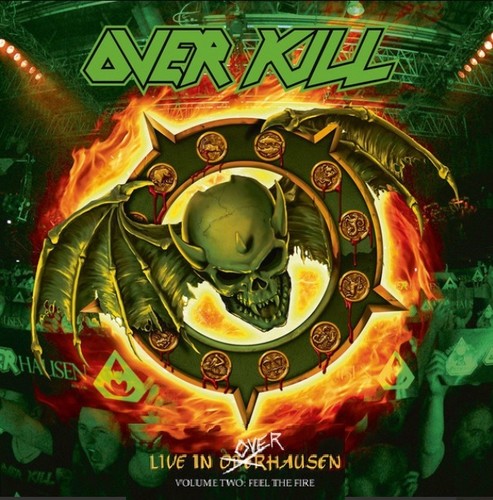Overkill - Feel The Fire [Green w/ Orange & Yellow Splatter 2LP]