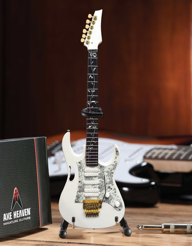 Steve Vai - Steve Vai Signature White Jem Mini Guitar Replica