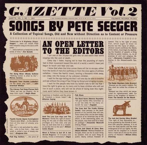 Pete Seeger - Gazette, Vol. 2