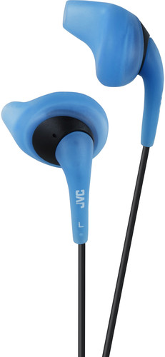 Jvc Haen10a Gumy Sport Inner Ear Headphone - JVC Haen10A Gumy Sport Inner Ear Secure Fit Earphones Sweat Proof (Blue)
