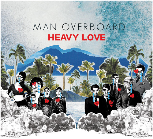 Man Overboard - Heavy Love [Ultra Clear w/ Sea Blue/Red Splatter Vinyl]