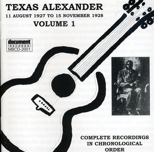 Texas Alexander - 1927-1928 1