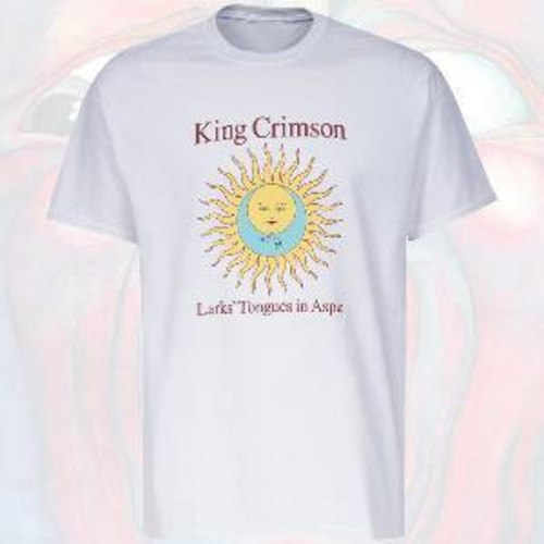 King Crimson - King Crimson Larks' Tongues In Aspic Album Artwork White Unisex Short Sleeve T-shirt XL