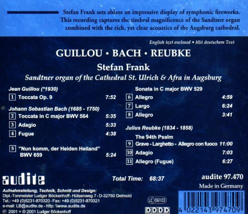 Guillou /  Reubke /  Bach