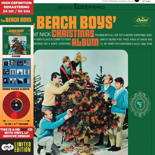 The Beach Boys - The Beach Boys' Christmas Album: Paper Sleeve Vinyl Replica CD [Limited Edition Red Disc]