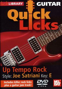 Quick Licks: Joe Satriani Up Tempo Rock - Key: E