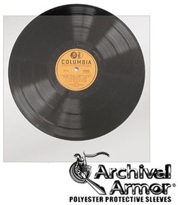 BU S1010R 78 RPM RECORD SLEEVES MYLAR 10 CNT CLEAR
