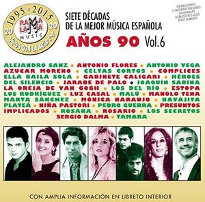 7 Decadas De La Mejor Musica Espanola Anos 90 Vol 6 /  Various [Import]