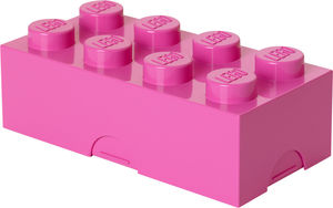 LEGO CLASSIC BOX WITH 8 KNOBS IN MEDIUM PINK