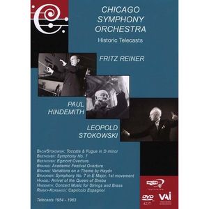 Chicago Symphony Orchestra: Historic Telecasts: Fritz Reiner /  Leopold Stokowski /  Paul Hindemith