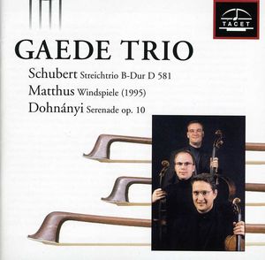 Gaede Trio Plays Schubert