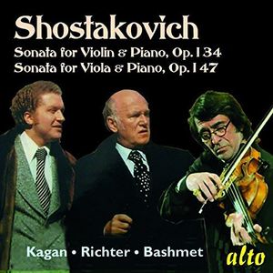 Shostakovich: Vilolin Sonata Viola Sonata Opp. 134