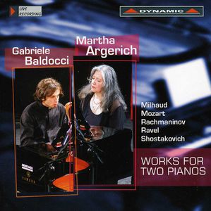Baldocci & Argerich Play Works for Two Pianos