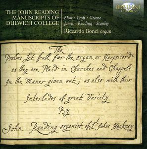 John Reading Manuscripts of Dulwich College