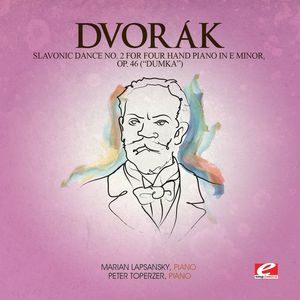 Slavonic Dance 2 Four Hand Piano E Min 46 (Dumka)