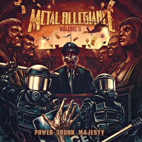 Metal Allegiance - Volume II: Power Drunk Majesty [Beer w/ Blue Splatter LP]