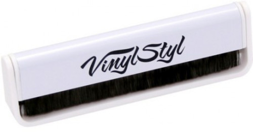 VINYL STYL ANTI-STATIC RECORD CLEANING BRUSH WHT