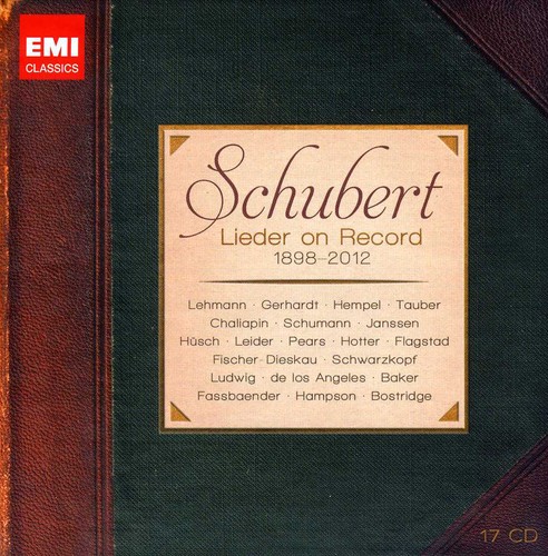Schubert Lieder On Record 1898-2012 / Various - Schubert Lieder on Record 1898-2012 / Various