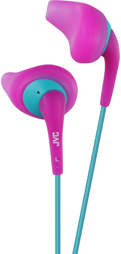Jvc Haen10P Gumy Sport Inner Ear Headphone - JVC Haen10P Gumy Sport Inner Ear Secure Fit Earphones Sweat Proof (Pink/Blue)