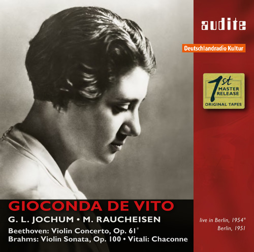 Gioconda De Vito Plays Beethoven Brahms & Vitali