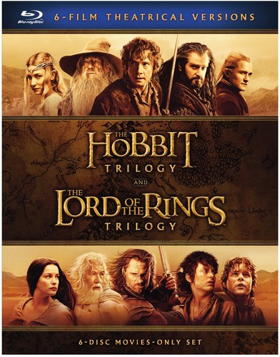 The Hobbit Trilogy /  The Lord of the Rings Trilogy: 6-Film Theatrical Versions