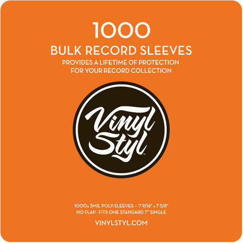 VINYL STYL 45 RPM RECORD OUTER SLEEVE 1000CNT BULK