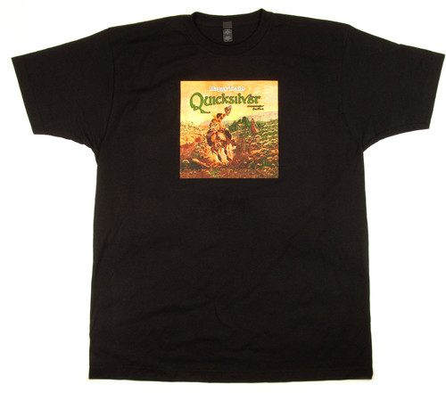 Quicksilver Messenger Service - Quicksilver Messenger Service Happy Trails Album Artwork Black Unisex Short Sleeve T-Shirt Large