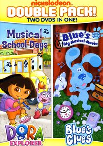 Dora and Blue's Clues Double Feature: Dora Musical School Days AndBlue's Big Musical Movie
