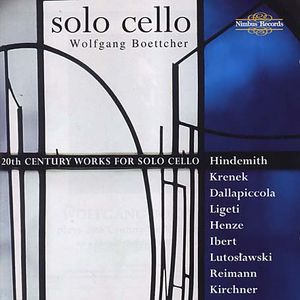 20th Century Works for Solo Cello