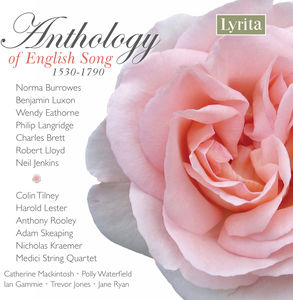 Anthology of English Song 1530-1790 /  Various