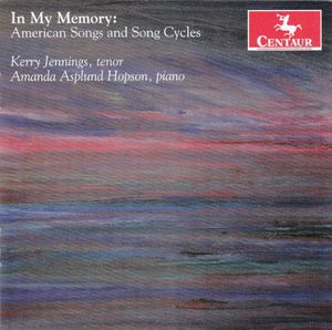 In My Memory: American Songs & Song Cycles