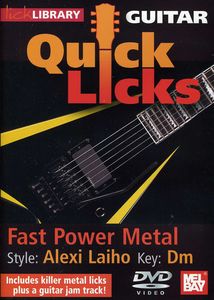 Quick Licks for Guitar: Alexi Laiho-Fast Power