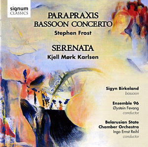 Parapraxis: Works for Bassoon, Orch & Choir