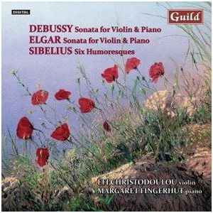 Violin Music By Debussy Elgar Sibelius