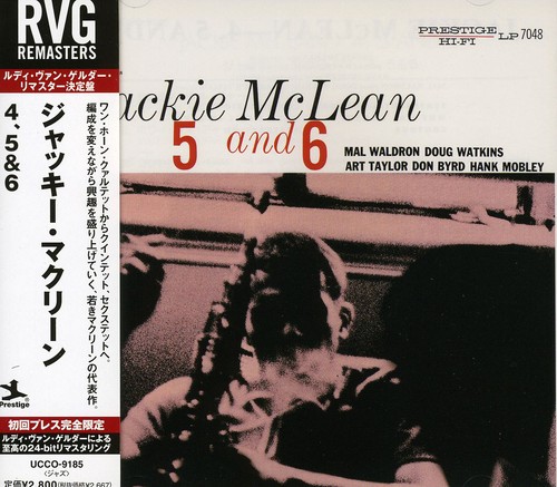 Jackie Mclean - 4 5 & 6 (Jpn) [Remastered] (Shm)