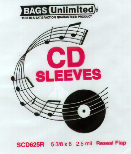 Scd625R CD Jewel Case Resealable Sleeve-100 Count - Bags Unlimited SCD625R - Clear CD Jewel Case Sleeve - 5 3/8 X 6 inches -Polyethylene - Resealabe Flap - 100 Count (Clear)